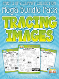 Tracing Images Clipart Mega Bundle Pack Part 1 {Zip-A-Dee-