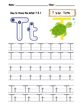 Tracing Letter A-Z Worksheet by Cool Kids Studio | TPT