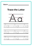 Tracing Letters A-Z following strokes