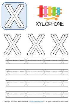 tracing letters bw and color worksheets uppercase letters tpt