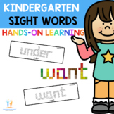 Tracing Letters Printables | Kindergarten Sight Words | Sn