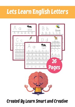 Preview of Tracing Letters Worksheets for Alphabet Mastery