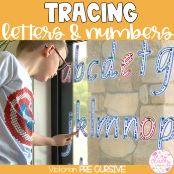 Preview of Tracing Letters and Numbers | VICTORIAN PRE-CURSIVE