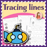 Tracing Line Practice | Pre-Writing Activities | Easy work