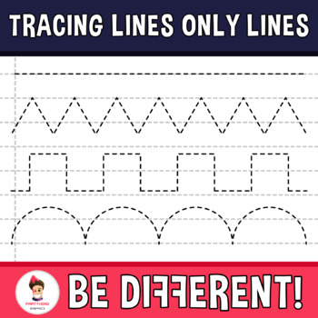 Preview of Tracing Lines Clipart Only Lines Fine Motor Skills Pencil Control