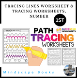 Tracing Lines Worksheet & Tracing Worksheets, Number