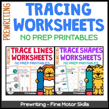 Preview of Tracing Lines and Shapes Pre-writing Pen Control Fine Motor Back To School