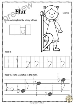 tracing music notes worksheets for kids by anastasiya multimedia studio