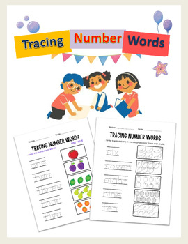 Preview of Tracing Number Words
