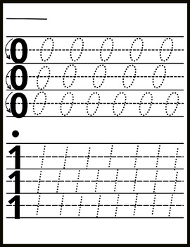 Tracing Numbers 0_10 | Formation, Trace and Free Hand by Rachid store