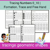 Tracing Numbers 0_10 | Formation, Trace and Free Hand