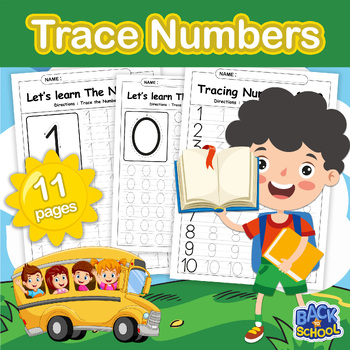 Preview of Tracing Numbers 1-10 | Preschool / Pre-K Morning Worksheets