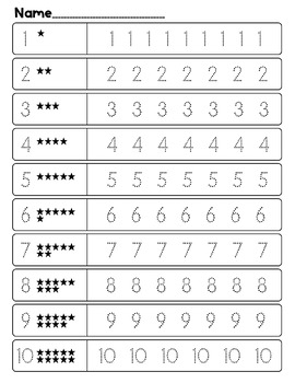 Tracing Numbers 1-20 | Missing Numbers 1-20 Worksheets - Free | TPT