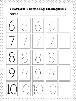 Tracing Numbers 1-20 - Write and Fill in the missing numbers - Practice ...