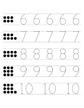 traceable Numbers 1-30 Worksheets : Tracing And Counting Numbers From 1 ...