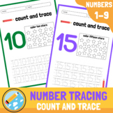Tracing Numbers 10-20 | Numbers Tracing Handwriting Worksh