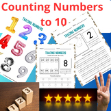 Tracing Numbers Worksheets: 0 to 10 for PreK - K - 1st