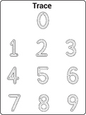 Tracing Numbers Worksheets | 200+ pages | Kindergarten | F