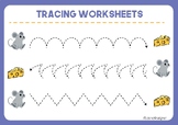 Tracing Practice, Pre-Writing Worksheets, Line Tracing Wor