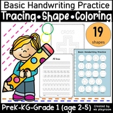 Tracing Shapes and Lines | Writing Practice Basic Skill