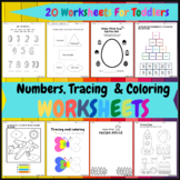 Tracing Shapes , Learning Number , Drawing and Coloring Wo