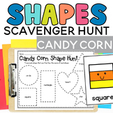 Tracing Shapes Scavenger Hunt - Candy Corn