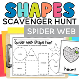 Tracing Shapes Scavenger Hunt - Spiders