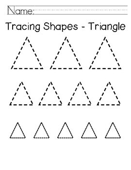 Shape Tracing Worksheets  Free Printable Worksheets