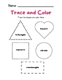 Tracing Shapes Worksheet: Fun and Educational Activity for Kids