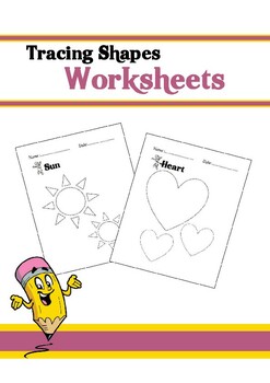 Preview of Tracing Shapes Worksheets