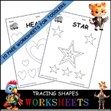Free Tracing Shapes Worksheets For Toddlers
