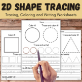 Tracing Shapes Worksheets | Handwriting Practice Pages | T