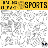 Tracing Sports Clip Art