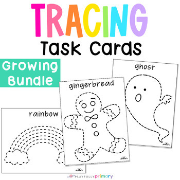 Preview of Tracing Task Cards for Fine Motor Task Boxes