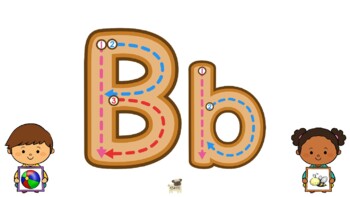 Tracing Upper Case & Lower Case Letters, Alphabet Letter Formation, Slides!