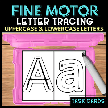 Preview of Tracing Uppercase and Lowercase Alphabet Letters Fine Motor 