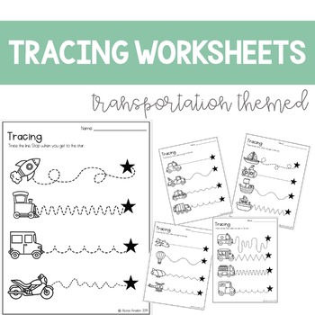 tracing worksheets by sunshine through the spectrum tpt
