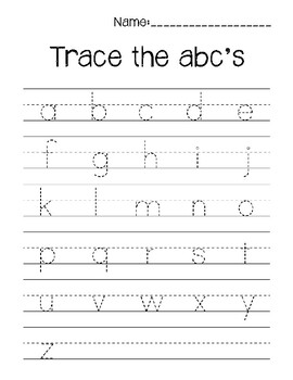 Tracing Worksheets Bundle: Shapes, Lines, lowercase, and uppercase alphabet