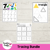 Tracing Worksheets -- Bundle - Preschool | PreK | Kindergarten