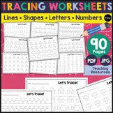 Tracing Worksheets | Handwriting | Pencil control for kids
