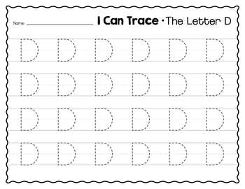 Tracing Worksheets: Lines, Shapes, Letters, Numbers - Handwriting by ...
