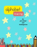 Tracing alphabet for preschool and kindergarten