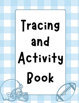 Preview of Tracing and Activity Book (blue)