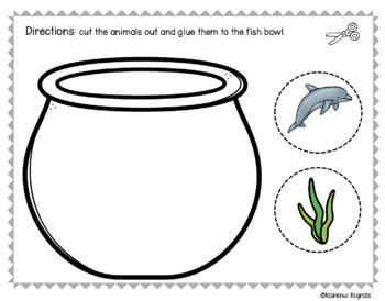 Tracing And Cutting Practice Worksheets Free By Rainbow Rugrats