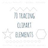 Tracing and Handwriting Clipart for Commercial Use, Freebie