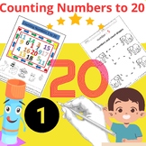 Tracing and Writing Numbers 1-20 | counting shapes  | Formation