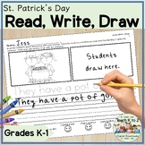 Tracing and Writing Practice Worksheets for K-1 St. Patric