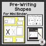 Tracing and Writing Pre-Writing Shapes for a Mini Binder