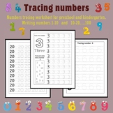 I Can Trace and Write Numbers from 1 to 10 and from 10 to 100