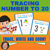 Tracing and Writing numbers 1 - 20 | Count, trace and lear